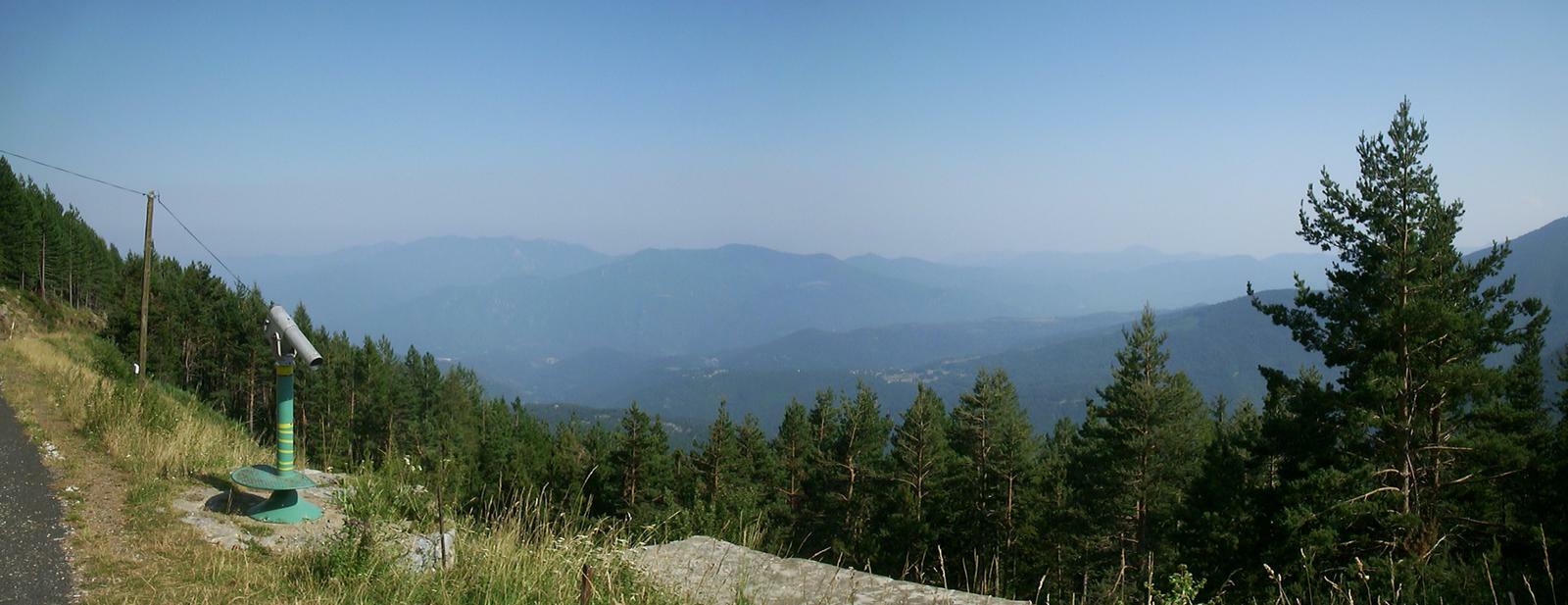 Aussicht vom Refuge de Baterre