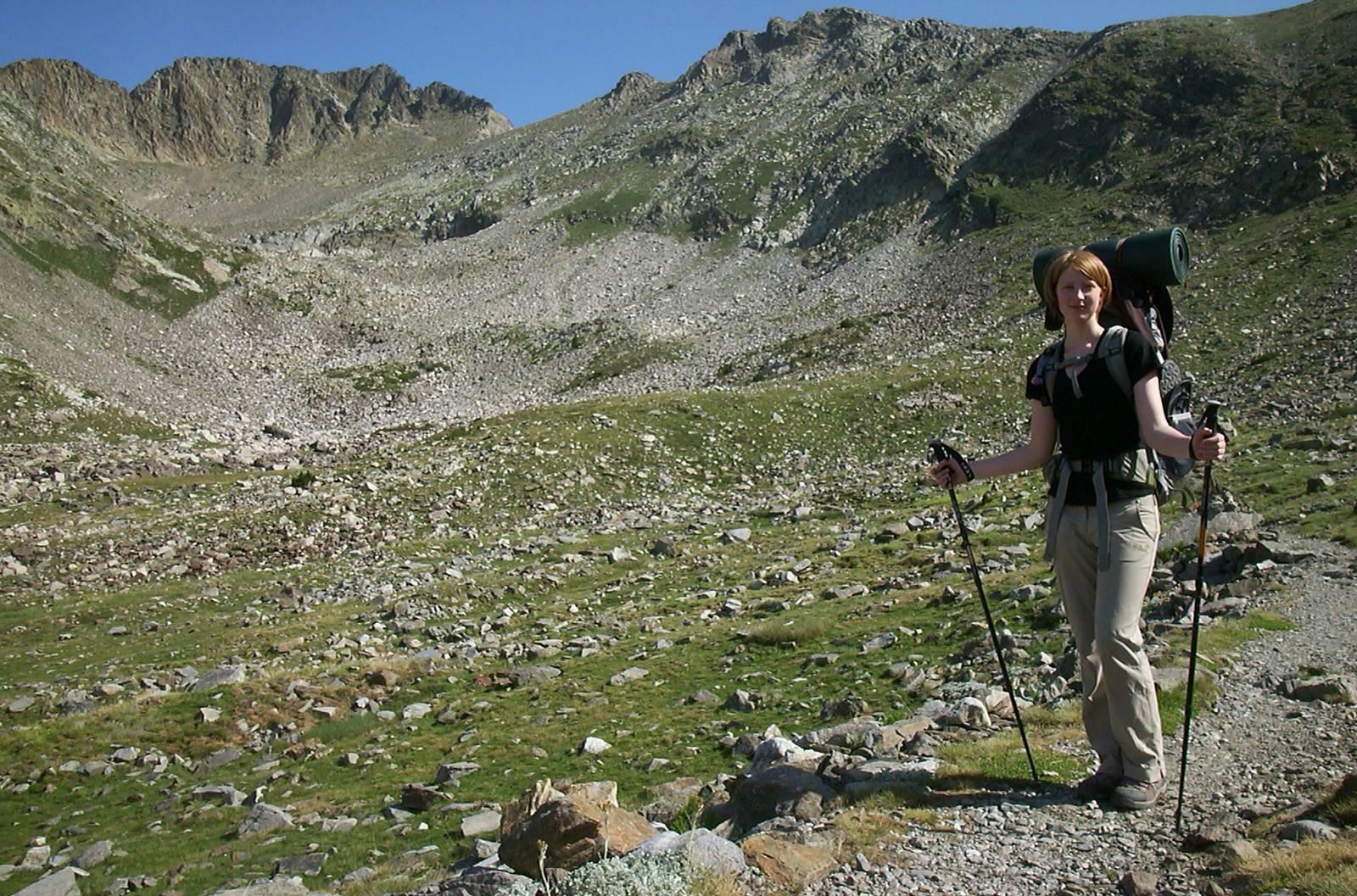 Blick zurck zum Canigou