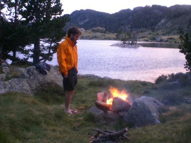 Lagerfeuer am Lac des Bouillouses