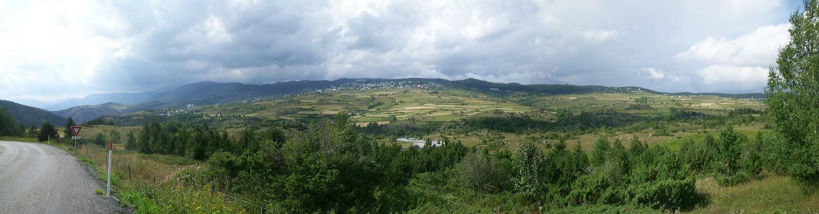 Blick von Eyne auf Font Romeu