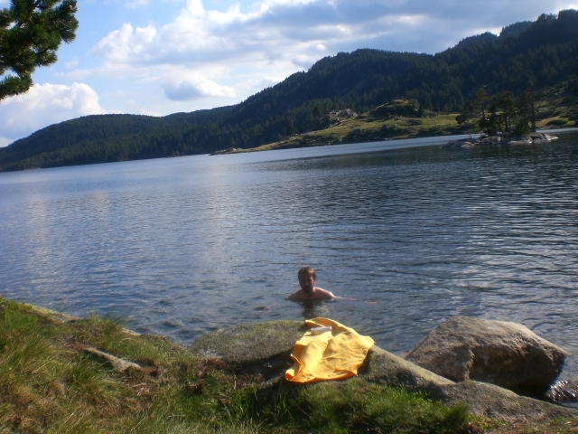 Schwimmen im Lac des Bouillouses
