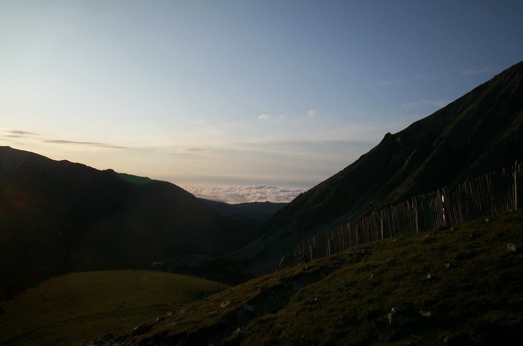 Sonnenaufgang am Refuge d