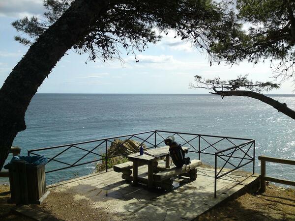 Picknickplatz in Banyuls-sur-Mer