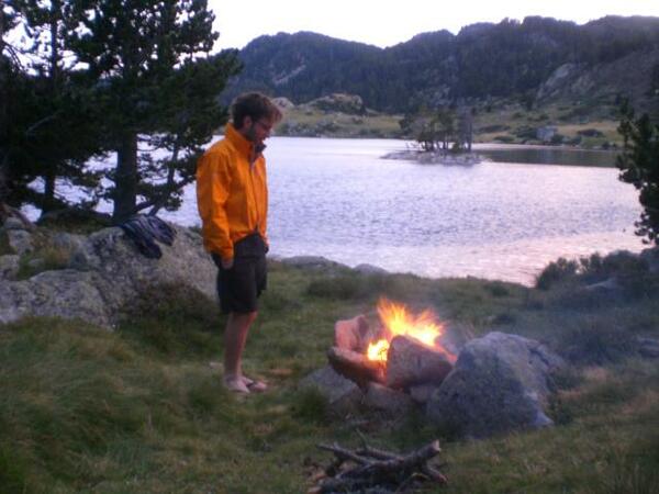 Lagerfeuer am Lac des Bouillouses