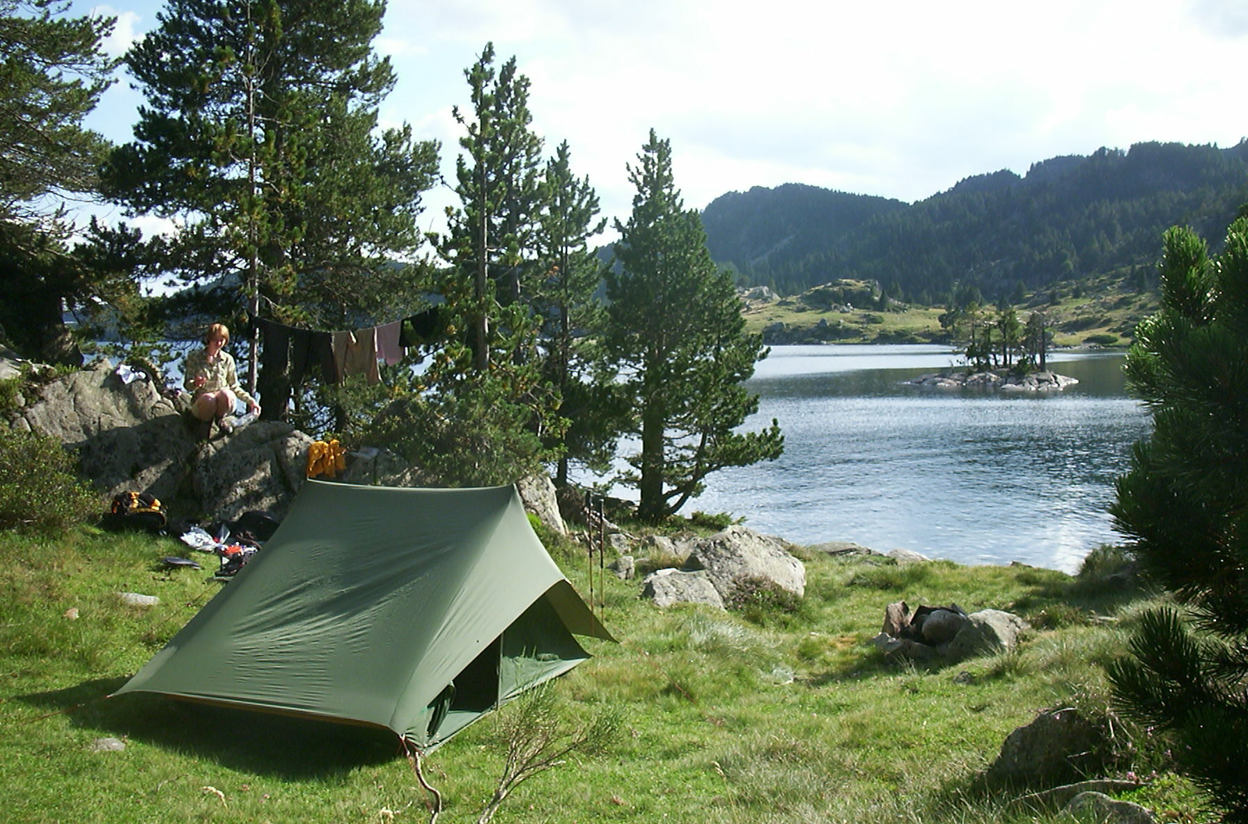 Zelten am Lac des Bouillouses