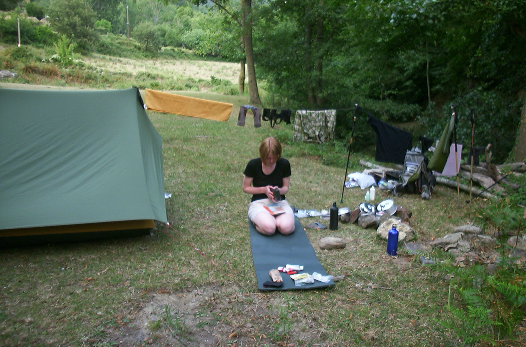 Kleiner Campingplatz in Saint Martin de l
