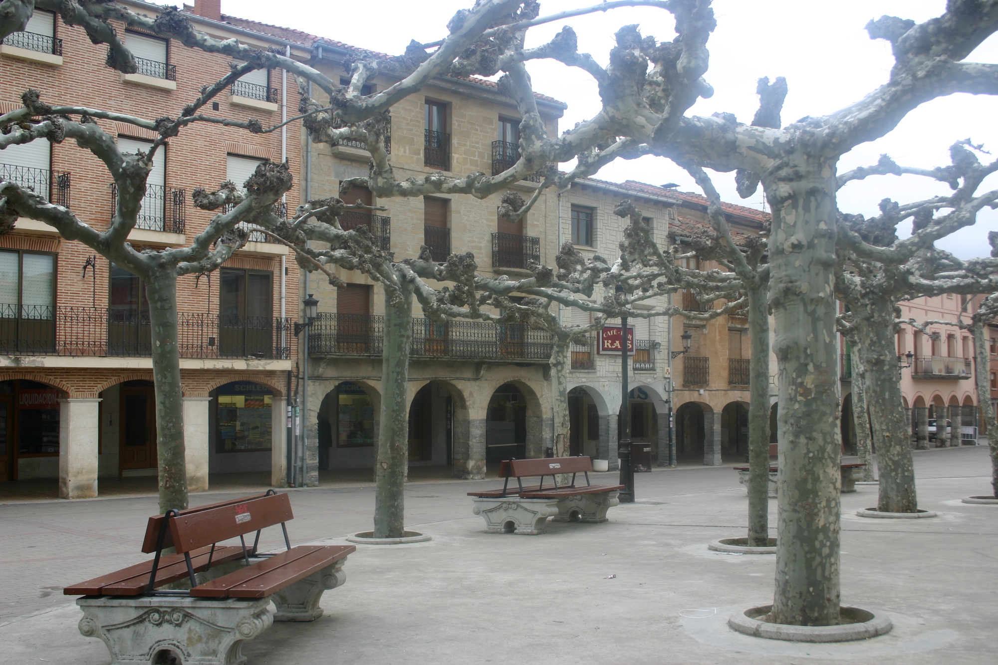 Dorfplatz von Belorado