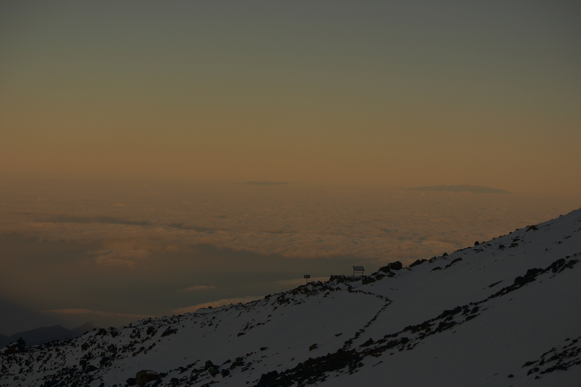 La Palma vom Teide aus gesehen