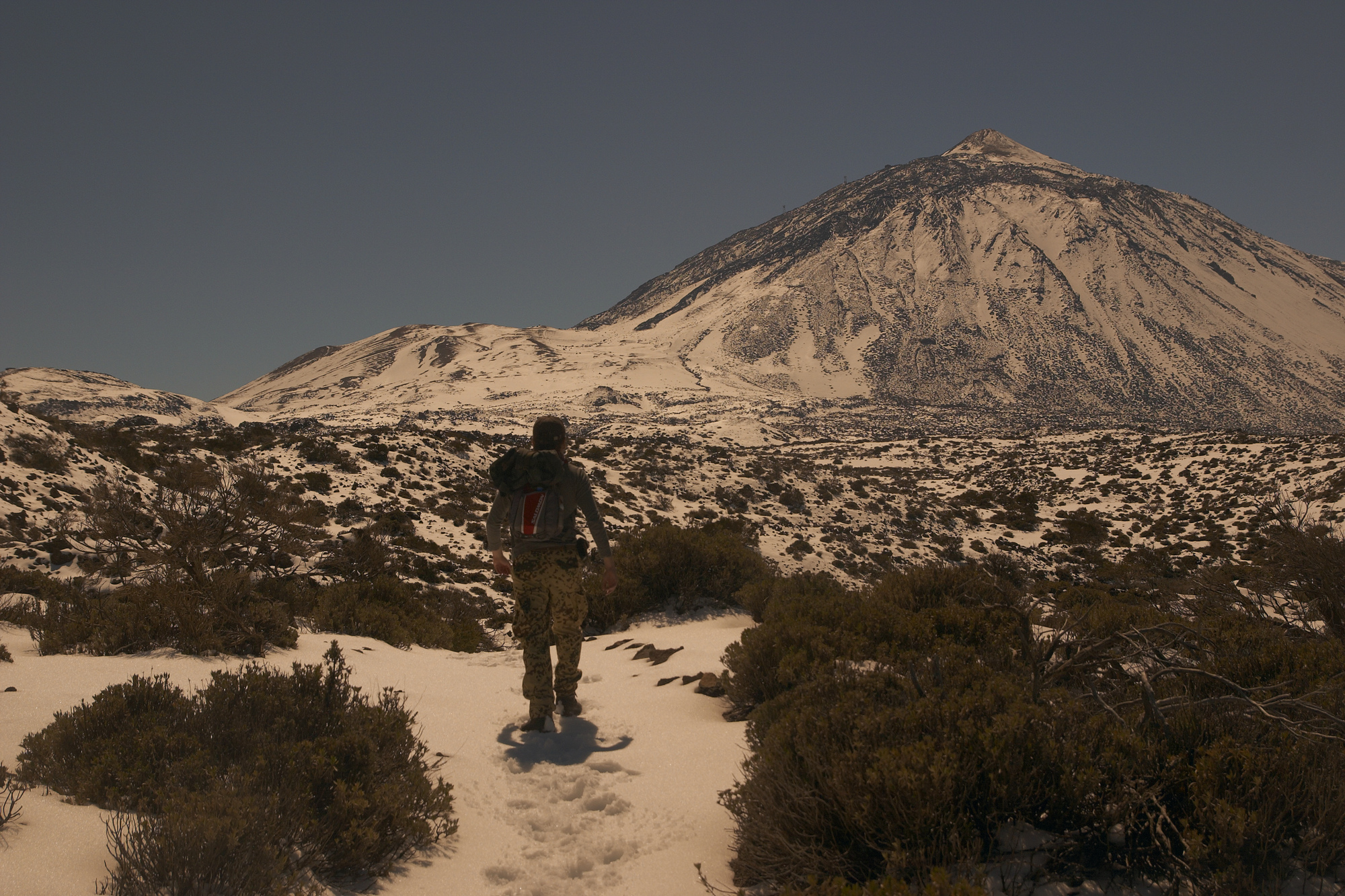 Am Eingang des Teide Nationalpark