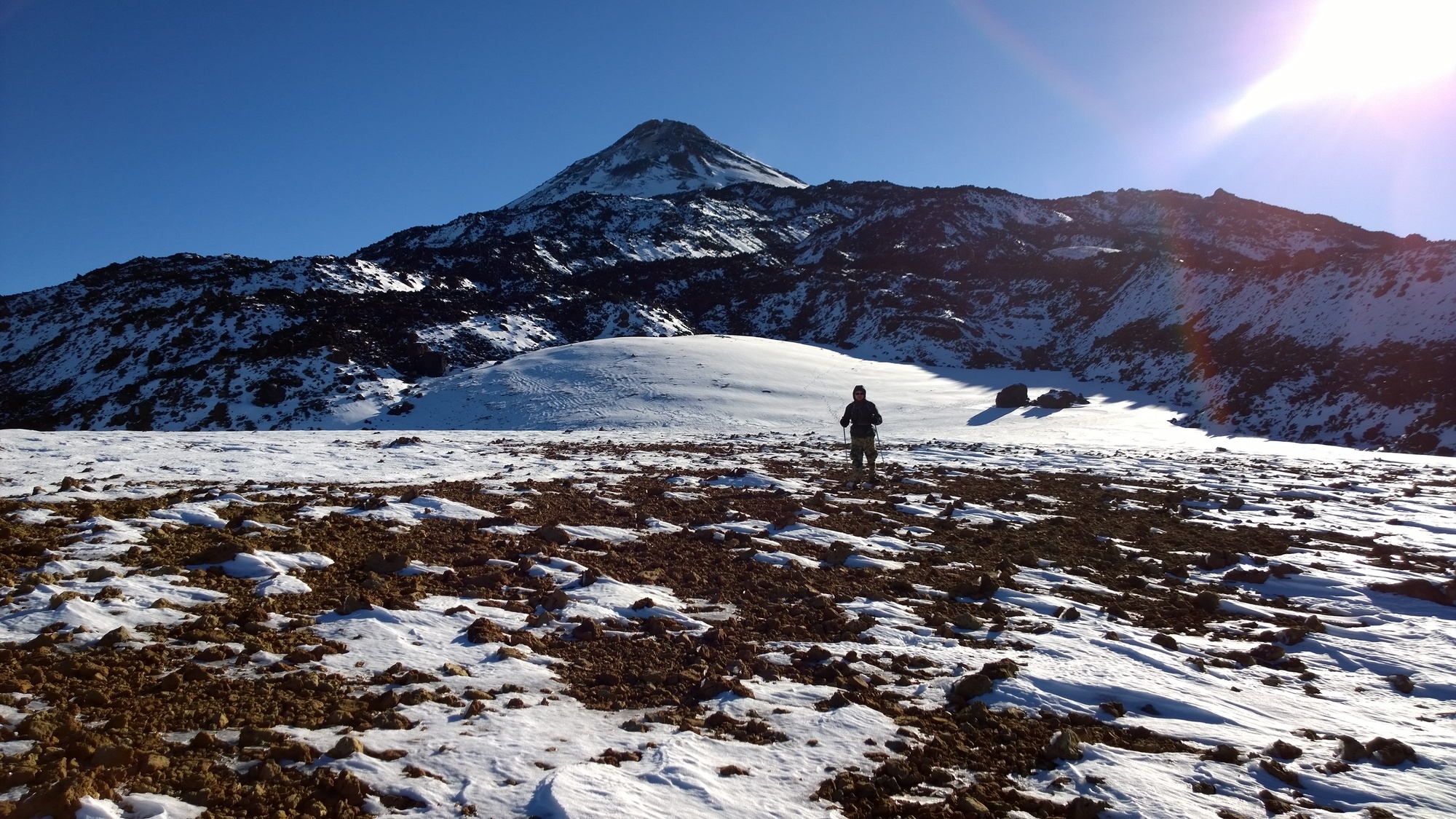 BLick zuurck zum Teide