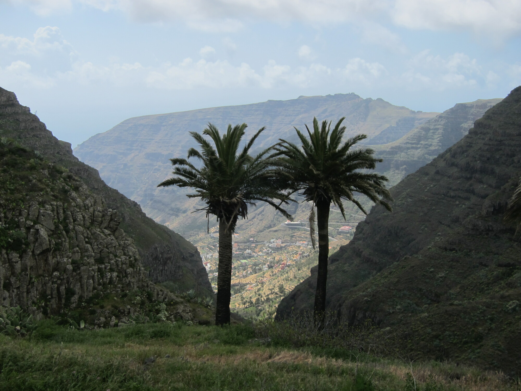 Blick ins Valle Gran Rey