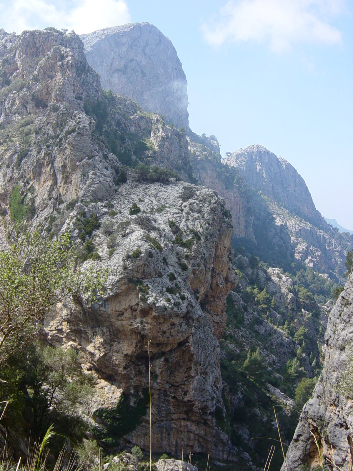 Aufstieg von Soller zum Stausee Cuber