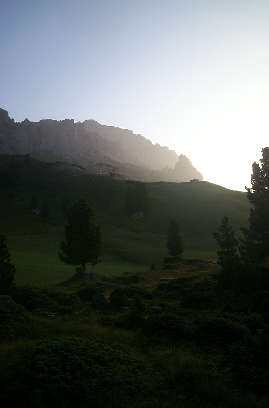 Sonnenaufgang am Grdner Joch