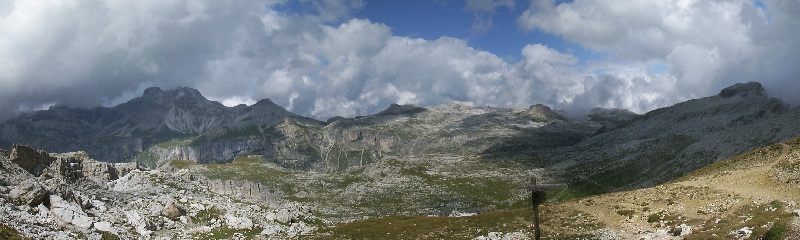 Puez Alpe, Langental