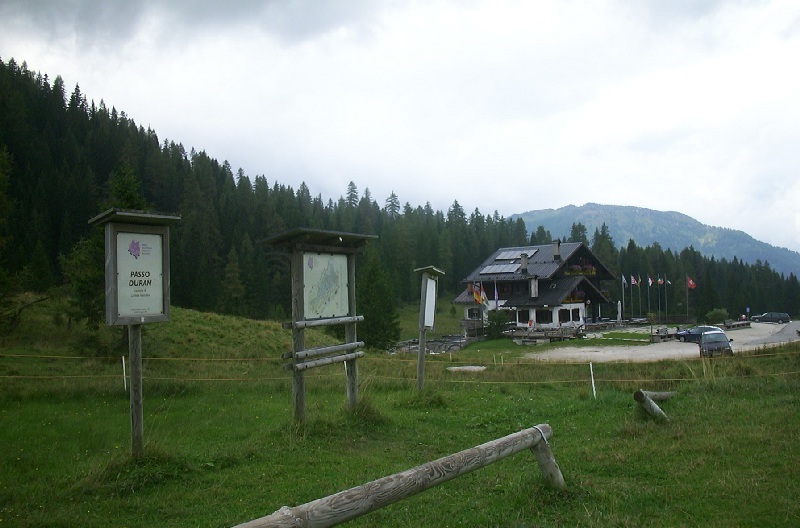 Refugio san Sebastiano am Passo Duran