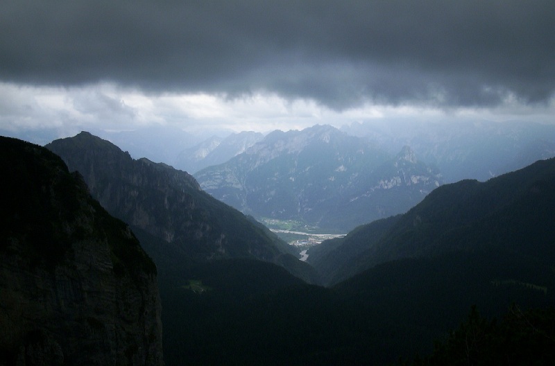 Blick auf Longarone