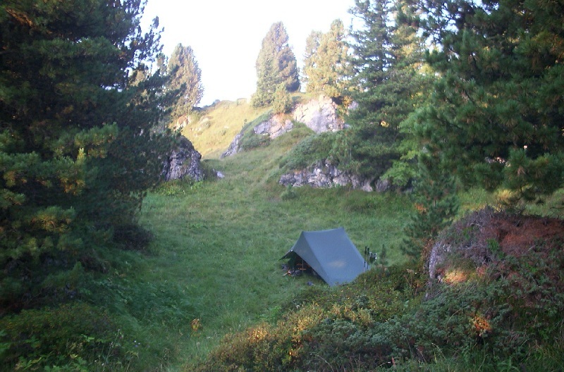 Zeltplatz am Grdner Joch