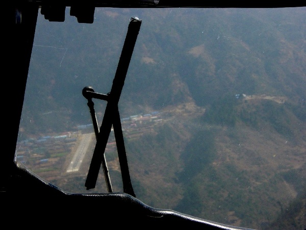 Anflug auf Lukla