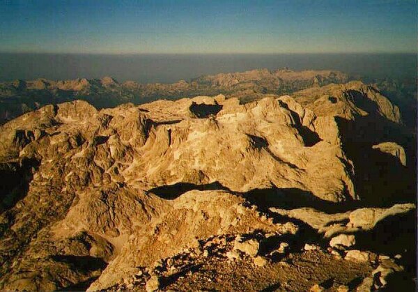 Blick vom Triglav Sdosten